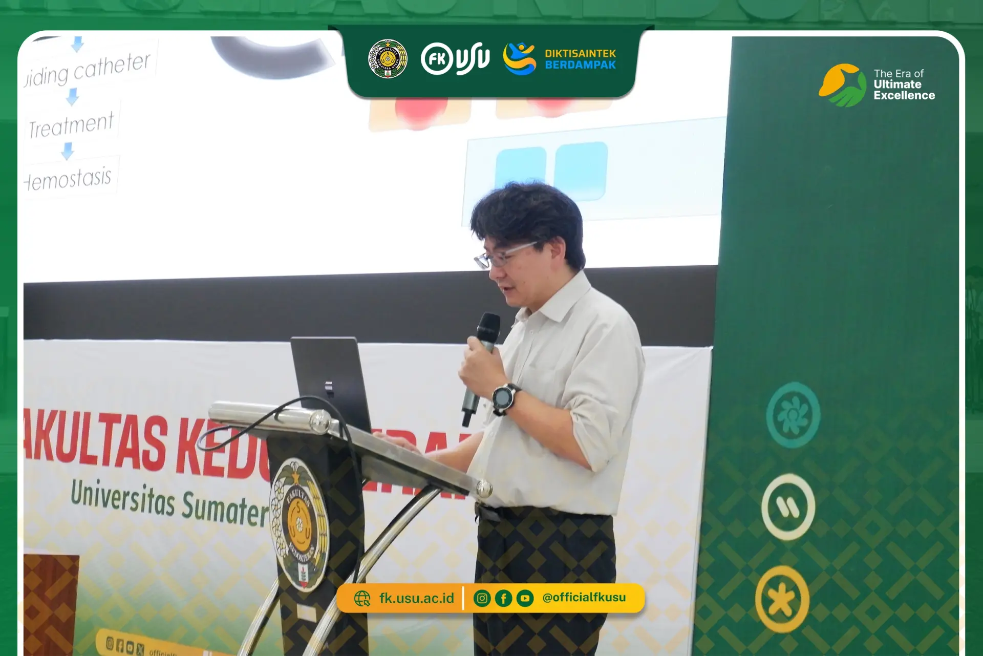 PSPPD FK USU Gelar Guest Lecture Bersama Ahli Bedah Neurovaskular Jepang Bahas Penanganan Stroke Modern